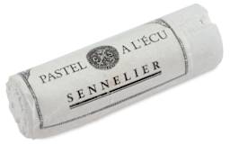 Sennelier Giant Soft Pastels - White Pastel shown at angle