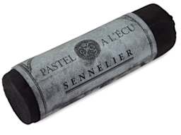 Sennelier Giant Soft Pastels - Ivory Black Pastel shown at angle