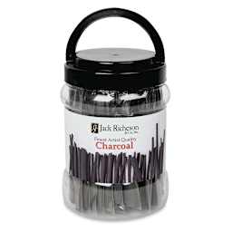 Willow Charcoal Canister - Front of 144 pc canister shown