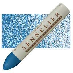 Sennelier Oil Pastel Grand - Celestial Blue oil pastel and swatch