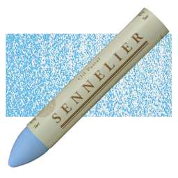 Sennelier Oil Pastel Grand - Ash Blue oil pastel and swatch