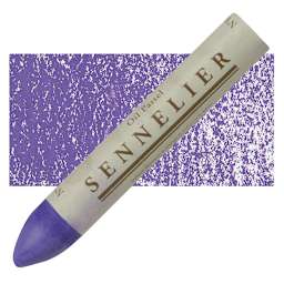 Sennelier Oil Pastel Grand - Blue Violet oil pastel and swatch