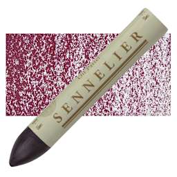 Sennelier Oil Pastel Grand - Bordeaux oil pastel and swatch