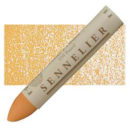 Sennelier Oil Pastel Grand - Bright Yellow oil pastel and swatch