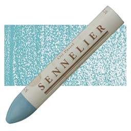 Sennelier Oil Pastel Grand - Celadon Green oil pastel and swatch