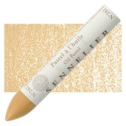 Sennelier Oil Pastel Grand - Chrome Brown oil pastel and swatch