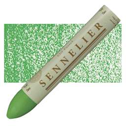 Sennelier Oil Pastel Grand - Cinnabar Green Yellow oil pastel and swatch