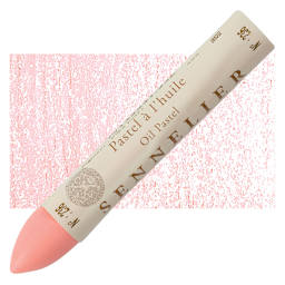 Sennelier Oil Pastel Grand - Coral oil pastel and swatch