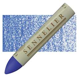 Sennelier Oil Pastel Grand - Delft Blue oil pastel and swatch