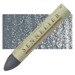 Sennelier Oil Pastel Grand - Gray Deep oil pastel and swatch