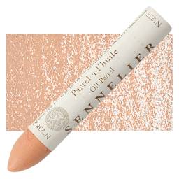 Sennelier Oil Pastel Grand - Orange Ochre oil pastel and swatch