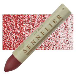 Sennelier Oil Pastel Grand - Red Deep oil pastel and swatch