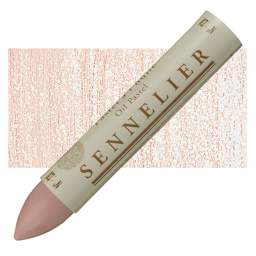 Sennelier Oil Pastel Grand - Rose Ochre oil pastel and swatch