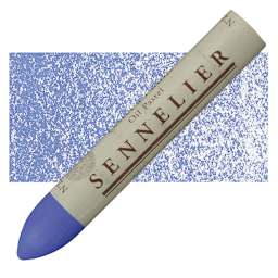 Sennelier Oil Pastel Grand - Royal Blue oil pastel and swatch