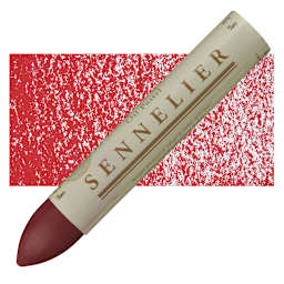 Sennelier Oil Pastel Grand - Ruby Red oil pastel and swatch