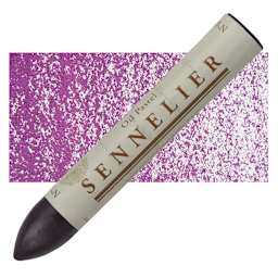 Sennelier Oil Pastel Grand - Violet Alizarin Lake oil pastel and swatch