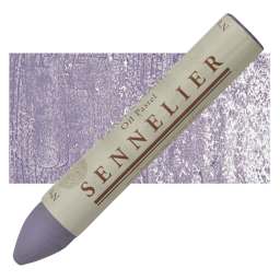 Sennelier Oil Pastel Grand - Violet Gray oil pastel and swatch