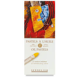 Sennelier Oil Pastel Set - Introductory Colors, Set of 12, front of the packaging