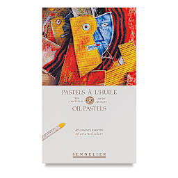 Sennelier Oil Pastel Set - Universal Colors, Set of 48 (front of package)