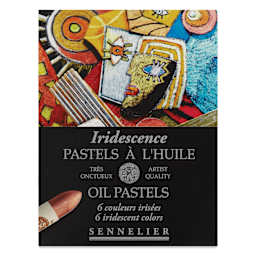 Sennelier Oil Pastels - Iridescence Colors, Set of 6, front of the packaging