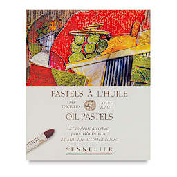 Sennelier Oil Pastel Set - Still Life Colors, Set of 24 (front of package)