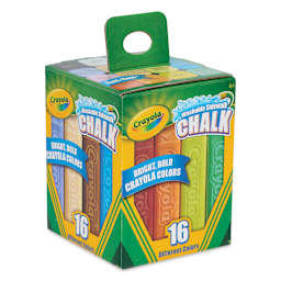 Crayola Washable Sidewalk Chalk - Assorted Colors, Set of 16