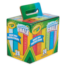 Crayola Washable Sidewalk Chalk - Assorted Colors, Set of 24