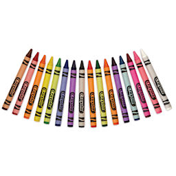 Crayola Crayons - Classpack, Pkg of 800, 16 Colors, crayons fanned out