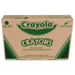 Crayola Crayons - Classpack, Pkg of 800, 16 Colors, front of the box
