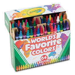 Crayola Crayons - World's Favorite Colors, Set of 64
