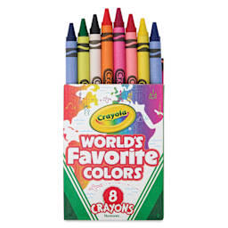 Crayola Crayons - World's Favorite Colors, Set of 8