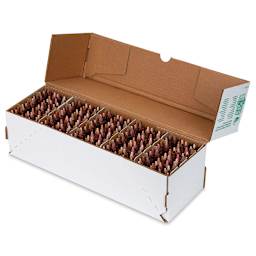 Crayola Crayons - Classpack, Colors of the World, Pkg of 480, lid open and colors inside