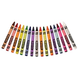 Crayola Crayons - Set of 16, crayons laid out