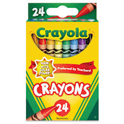 Crayola Crayons - Set of 24, front of the packaging