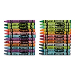 Crayola Crayons - Colors of Kindness, Set of 24 (set contents)