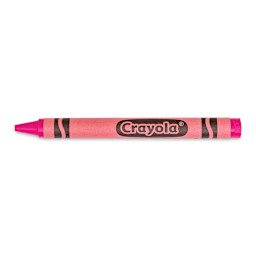 Crayola Crayons - Carnation Pink, single crayon