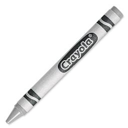 Crayola Crayons - Silver, Box of 12, single crayon