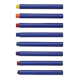 Prang Payons Watercolor Crayons - Set of 8, laid out