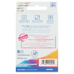 Prang Crayons - Set of 24, back of the packaging