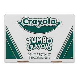 Crayola Jumbo Crayons Classpack - Pkg of 200, front of the packaging