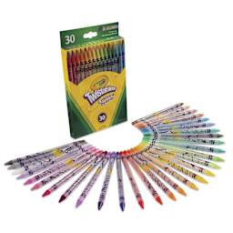 Crayola Twistables Colored Pencils - Set of 30, pencils laid out
