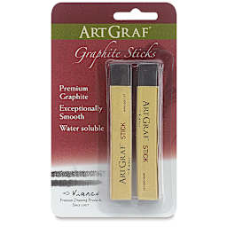 Viarco ArtGraf Graphite - Front of blister package of 2 Sticks of Graphite