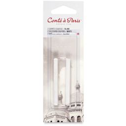 Conté à Paris Sketching Pastel Carrés - White, HB, Pack of 2