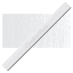 Conté à Paris Sketching Pastel Carré - White, HB, Single Crayon and swatch