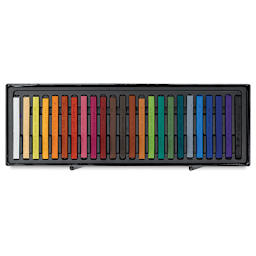 Conté à Paris Colour Pastel Carrés Set of 24, Assorted Colors. In package
