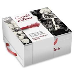 Conté à Paris Colour Pastel Carrés - Set of 18, Assorted Colors, closed box