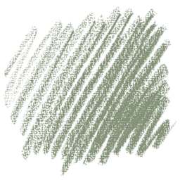 Conté à Paris Colour Pastel Carré - Green Grey 51, scribble swatch