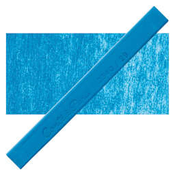 Conté à Paris Colour Pastel Carré - Light Blue 29, Single Carré and swatch