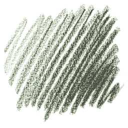 Conté à Paris Colour Pastel Carré - Dark Grey Green 78, scribble swatch