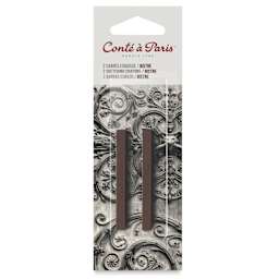 Conté à Paris Sketching Pastel Carrés - Bistre, Pkg of 2